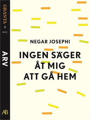 cover image of Ingen säger åt mig att gå hem. En e-singel ur Granta 2